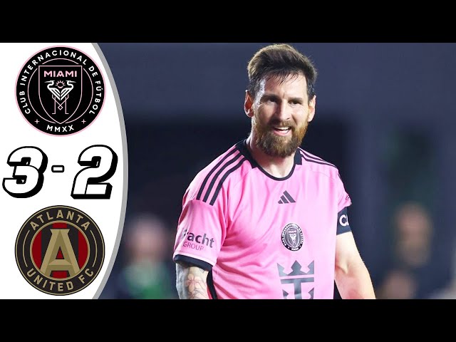 Inter Miami vs Atlanta United 2-3 - All Goals & Highlights - 2024