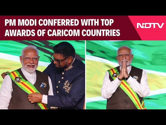 PM Modi Conferred With Top Awards Of CARICOM Countries: 19 Global Honours And Counting