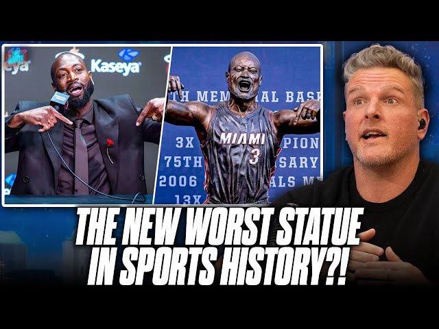 Dwayne Wade Is The New Worst Statue In Sports History?! | Pat McAfee Show