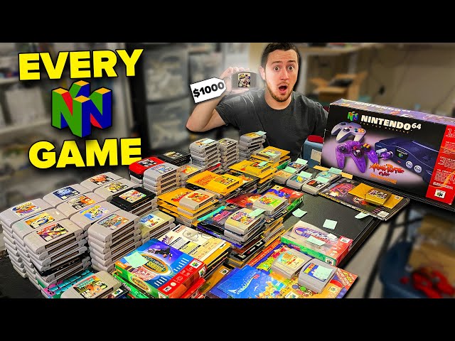 Buying EVERY Nintendo 64 Game