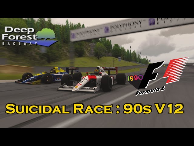 90's V12 F1 Retro edition : Zero to hero race [Murray commentary] - Assetto Corsa