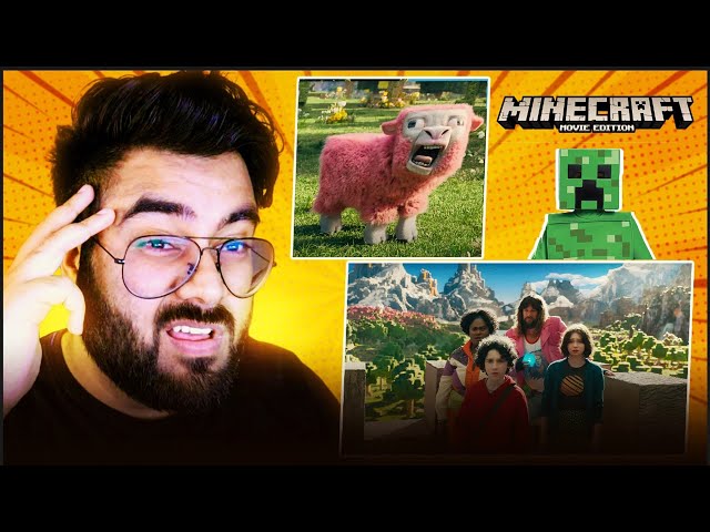 🙏 Please Fix MINECRAFT Movie!! 🙏 | Hitesh KS Reacts to Minecraft Movie Teaser 😂