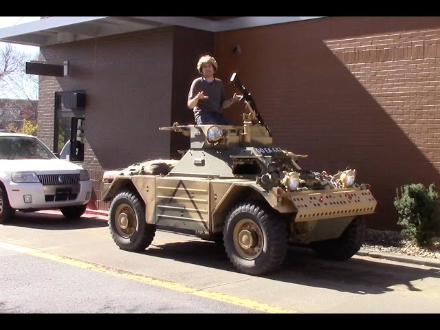 I Drove an Armored Military Vehicle Around Suburban Nashville