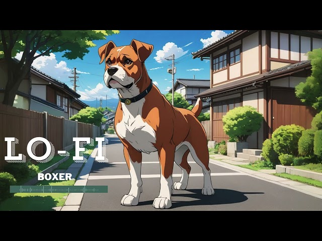 [Longplay LOFI] Boxer Dog Brilliance - Lofi Beats for Energetic Resilience and Joy 🐕🎵