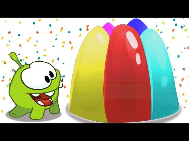 THE GIANT COLORFUL JELLY | Learn Colors | Educational Cartoons for Children by Om Nom