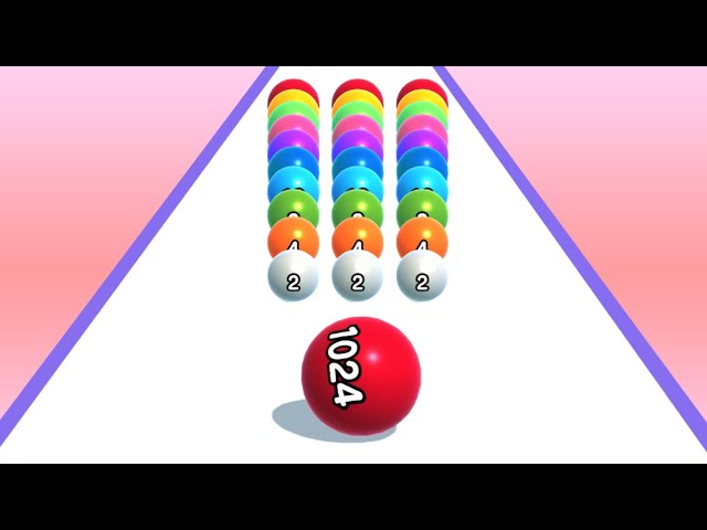 BALL RUN 2048 - All Levels Gameplay Android, iOS