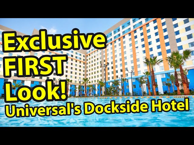 First Look! Universal's Newest Hotel Dockside Inn & Suites