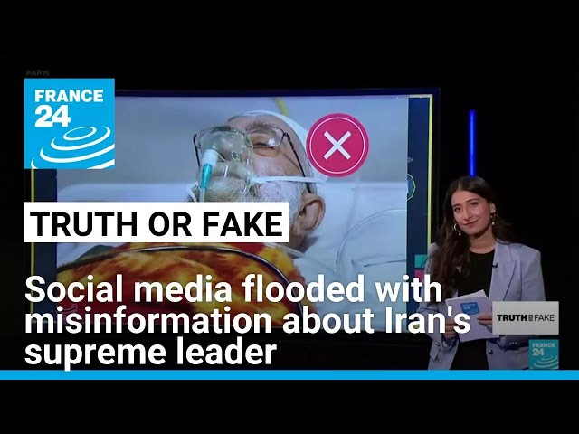 No, this viral photo doesn't show Iran's supreme leader 'in a coma' • FRANCE 24 English