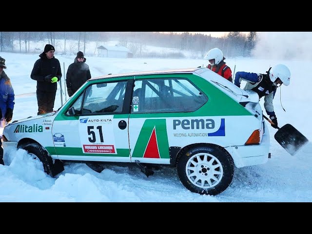 Historic Rally Mikkeli 20.1.2024, Action!