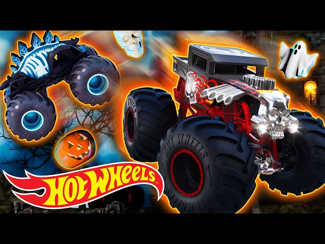 Monster Truck Halloween! 👻🎃 + More Hot Wheels Spooky Fun! | Hot Wheels