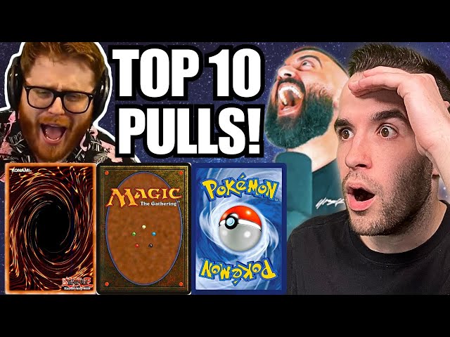 Top 10 BEST Trading Card Pulls EVER SEEN! ($3,000,000+)