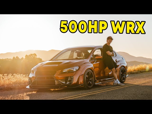 RIPPING MY 500HP WRX ON THE CANYONS!