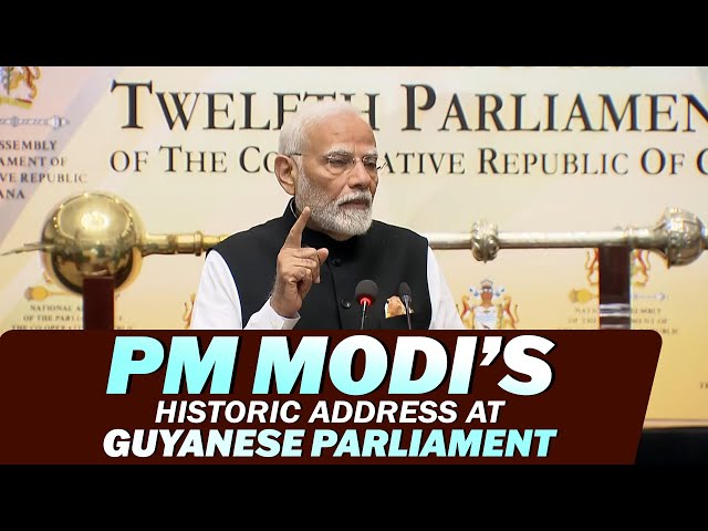 LIVE: PM Modi addresses special session of Guyanese Parliament |George Town |Guyana |India