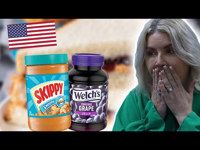 BRITS Try PEANUT BUTTER and JELLY Sandwiches for the First Time!