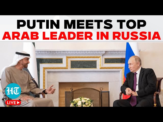 LIVE | Putin Hosts UAE's Sheikh Mohamed Amid Mideast Crisis | First Meet Since BRICS Expansion