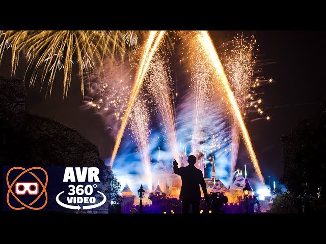 [5k 360] Believe In Holiday Magic 2018 - Beautiful Disneyland Fireworks