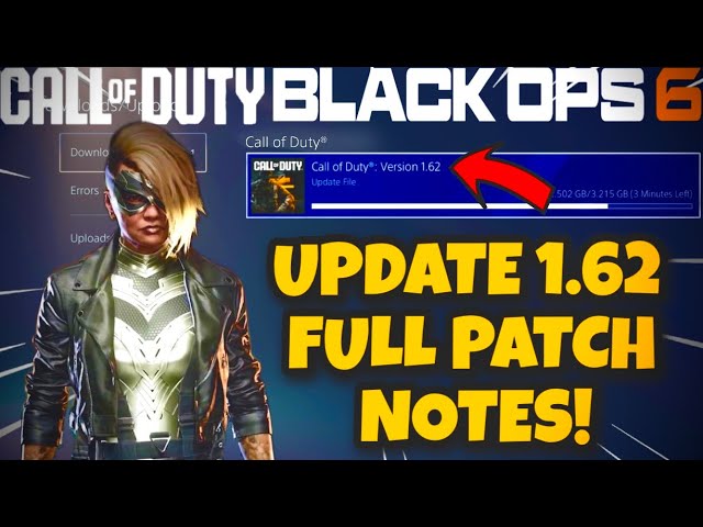 NEW BLACK OPS 6 UPDATE 1.62 PATCH NOTES! LEGACY TOKENS FIXED, CAMO SWAP GLITCH PATCHED & MORE!