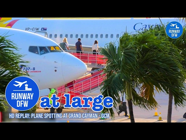 HD Replay: Grand Cayman GCM plane spotting with Runway DFW