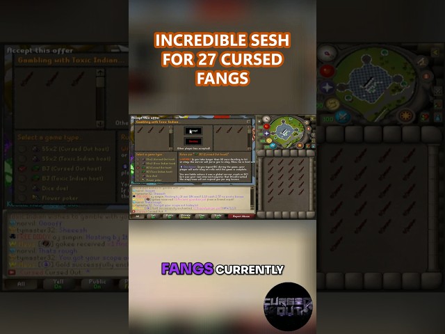 HOW I GOT A FULL INVENTORY OF CURSED FANGS! #gaming #SpawnPK #rsps #osrs #runescape #spk