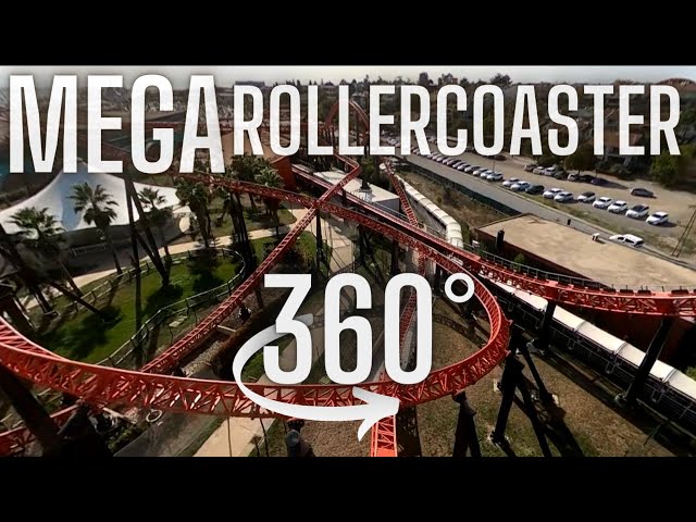 360° MEGA ROLLERCOASTER ! /4K UHD (REAL LİFE) #Rollercoaster