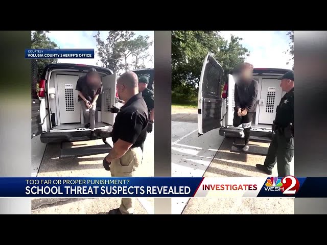 '188 threats in one week': Florida's young school threat suspects revealed: Too far?