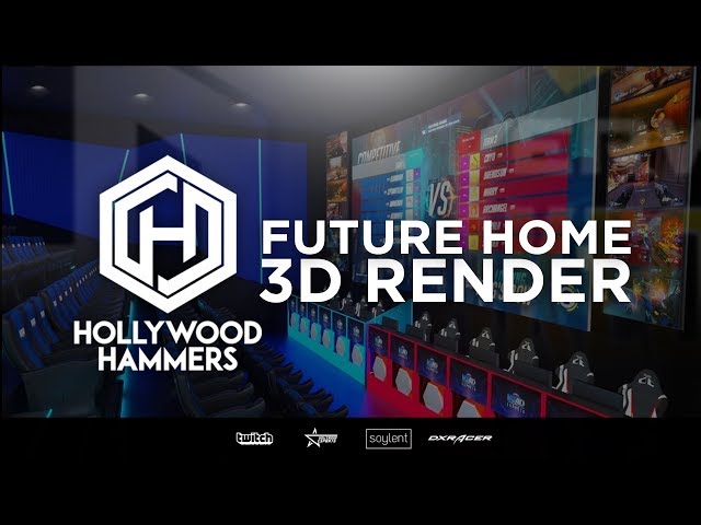 Future Home of the Hollywood Hammers (3D Render)