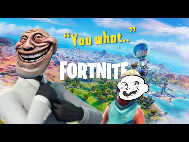 KID TEACHES TROLL FORTNITE !!!!