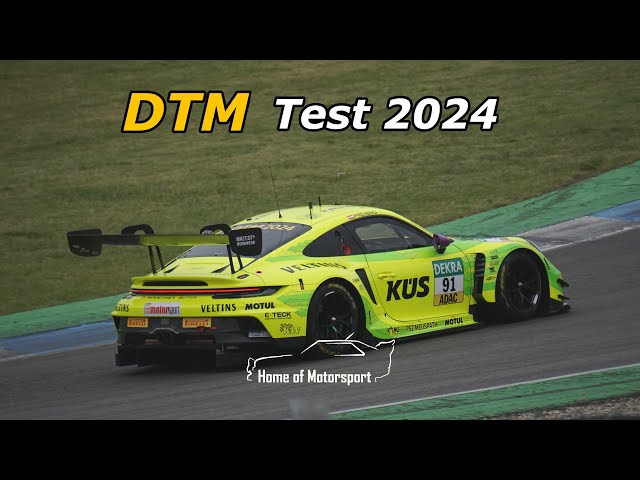 DTM Test 2024 Hockenheim - Pure Sound