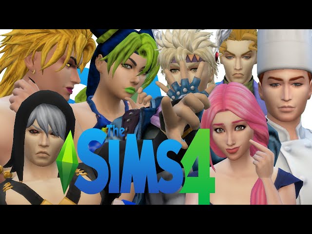 I made every Jojo character in Sims 4?!