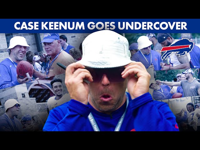 Case Keenum Goes UNDERCOVER At Buffalo Bills Training Camp!