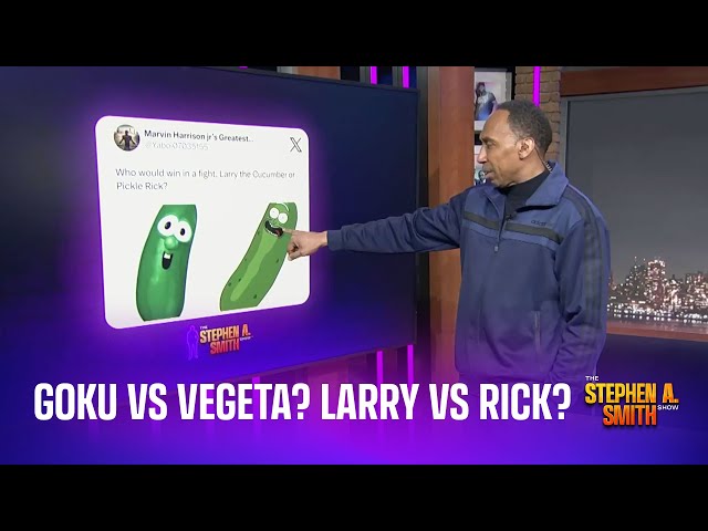 Goku vs Vegeta, Pickle rick vs Larry the Cucumber, more fan questions