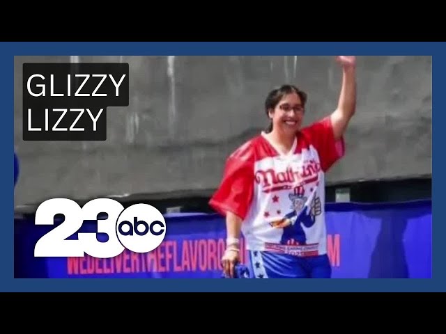 Kern County's 'Glizzy Lizzy' sparks viral sensation at hot dog eating contest