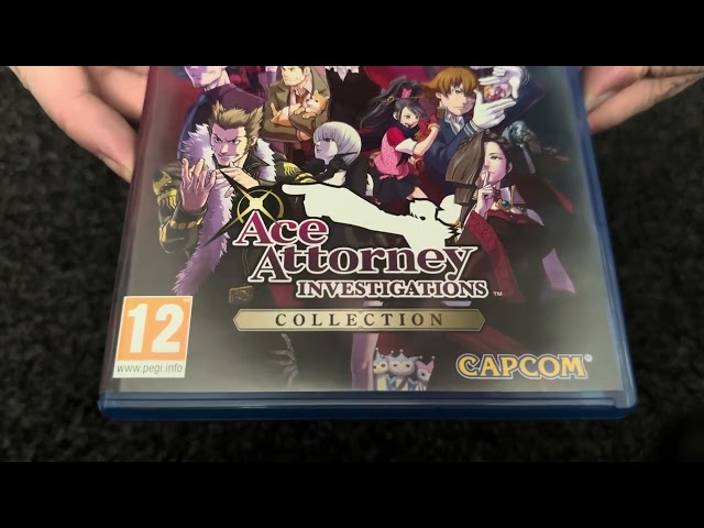 Nostalgamer 4K Unboxing Ace Attorney Investigations Collection On Sony Playstation Four PS4 UK