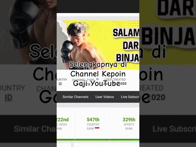 WAH😳🤑😱!!! Update Gaji YouTube Paris Pernandes Terbaru #gajiyoutuberpemulaterbaru #tranding