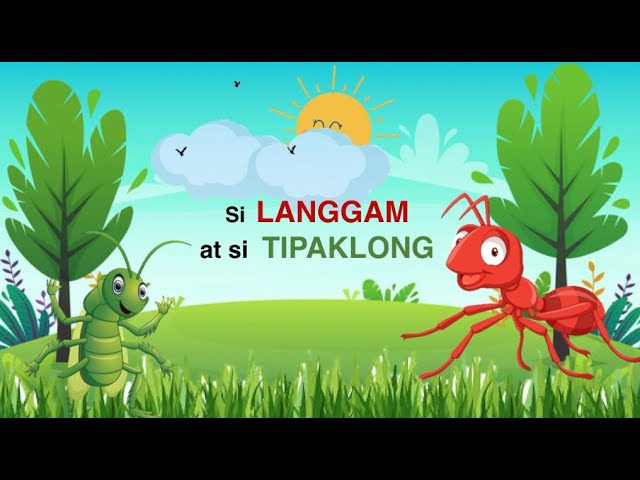 Si Langgam at si Tipaklong | Kwentong Pang Bata | Filipino Children story