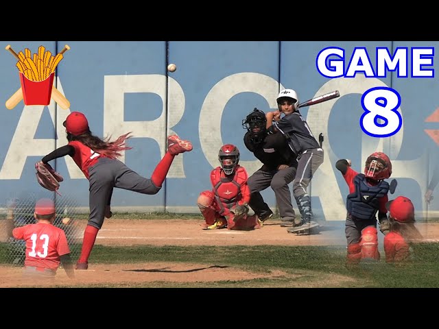 AALIYAH STRIKES OUT THE BOYS! | Team Rally Fries (9U Spring Season) #8