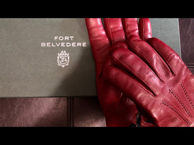 Fort Belvedere Burgundy Men's Dress Gloves Unboxing & Overview