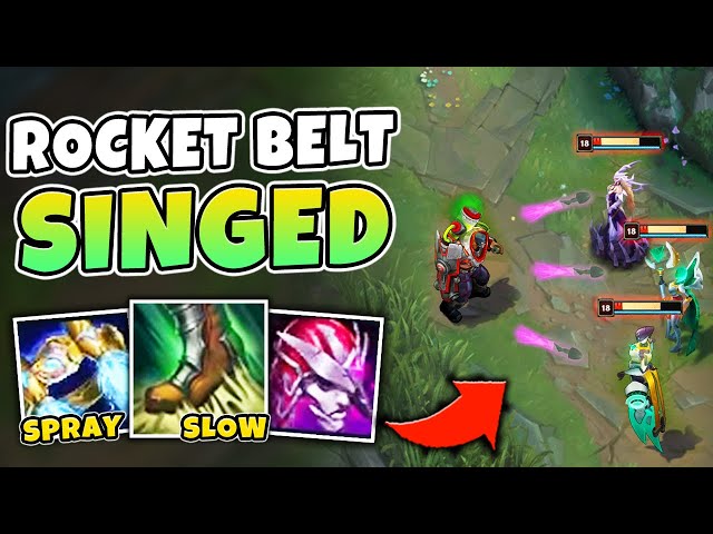 WTF?! SINGED HAS ROCKET SHOES IN SEASON 11! SPRAY MISSILES AND RUN FAST - League of Legends