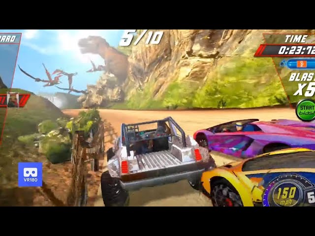 3D 180VR 4K Nintendo Cruis'n Blast Best Arcade Racing Game Coming Nintendo Switch