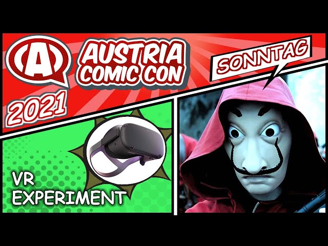 MONEY HEIST VR EXPERIENCE / Taking Enrique Arce (Arturo) Hostage in 360° at Austria Comic Con 2021