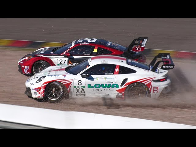 DTM Sachsenring 2023 - Porsche Carrera Cup / GT Masters - CRASHES, SPIN + ACTION