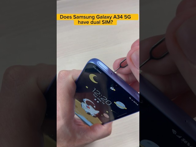 Does Samsung Galaxy A34 5G have Dual SIM? #galaxya34 #simcard #dualsim #shorts