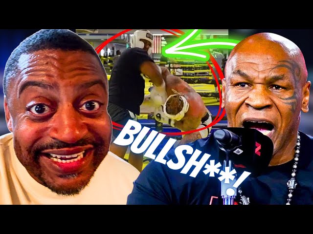 (JAKE FAKE KO!!) Mike Tyson EXPOSES Jake Paul FAKE Sparring KO!