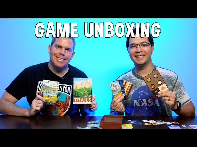 Trails - Board Game Unboxing