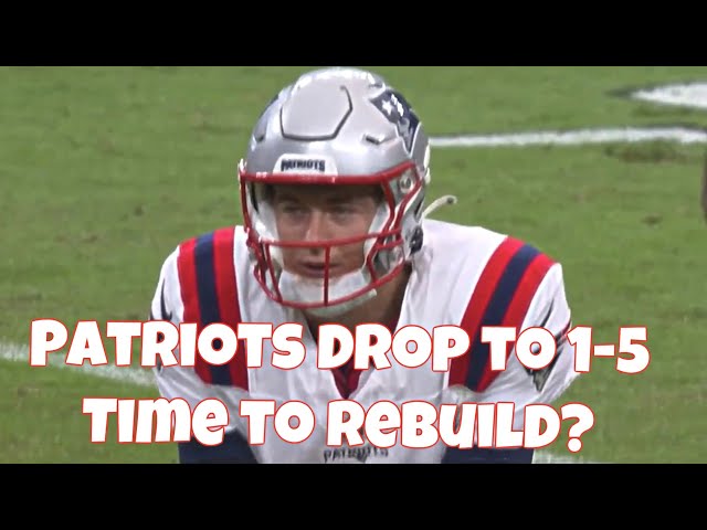 Patriots Lose to Raiders and Drop to 1-5, Time to Rebuild