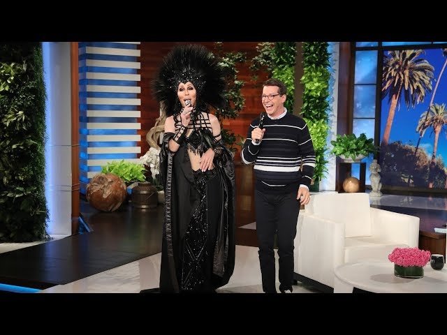 Sean Hayes Spots Cher in the Audience