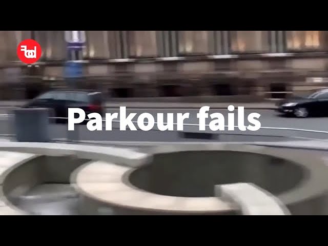 Best parkour fails Compilation!!!!