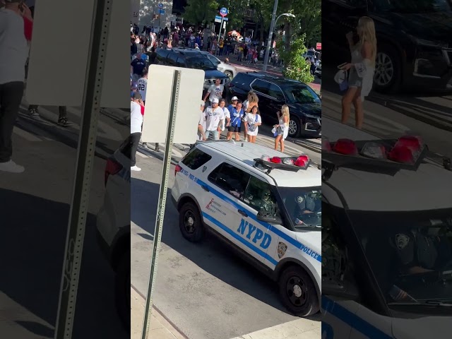 Outside Yankee Stadium before Dodgers vs Yankees