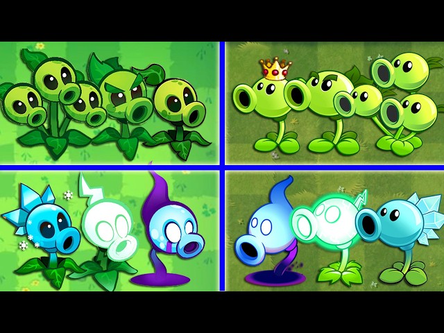 Random All Team 3 Plants PVZ 2 vs PVZ 3 - Which Version Will Win?