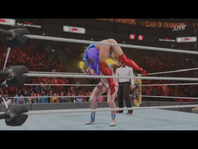 (REQUEST)  ATHENA VS SUPERGIRL ( 2 OUT OF 3 FALLS MATCH)